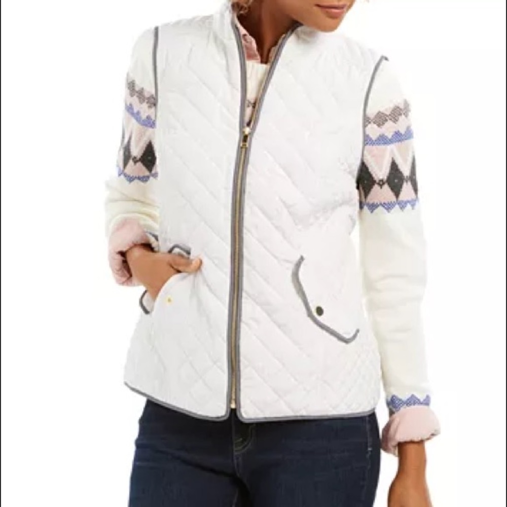 Women’s white vest